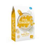 小皮（Little Freddie）高铁香蕉大米粉欧洲原装进口婴儿辅食强化铁米糊160g*1盒