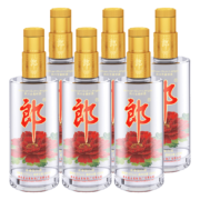 郎酒【年货送礼】顺品郎 低度型光瓶口粮白酒（新老包装随机发货） 顺品480 45度 480ml*6
