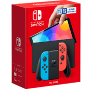 任天堂Nintendo Switch游戏机国行（OLED版）配电光红、电光蓝Joy-Con