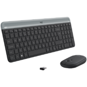 罗技（Logitech）MK470 键鼠套装 无线键鼠套装 超薄 全尺寸 星空灰 带无线2.4G接收器