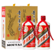 茅台 飞天 酱香型白酒 53度 750ml*2瓶 双瓶装