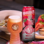 临期低价！百威英博 拳击猫 草莓艾尔精酿啤酒果啤500ml*6听