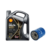 壳牌（Shell）灰壳都市光影版 全合成机油 0W-20 SP级 4L 本田保养套餐(雅阁缤智凌派)机油+机滤+工时