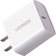 绿联（UGREEN） PD快充充电器20W/30W适用苹果14iphone13闪充苹果笔记本充电插头 PD20W【白色】