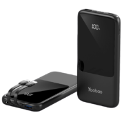 Yoobao 羽博 LC7 自带数据线移动电源 10000mAh Type-C 22.5W 双向快充