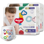 好奇（Huggies）金装成长裤XL72片(12-17kg)加大号婴儿尿不湿超薄柔软透气