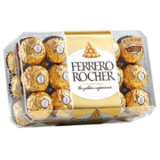 费列罗（FERRERO）榛果威化糖果进口巧克力制品喜糖伴手礼年货圣诞节日礼物30粒375g