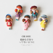 川野卡通小女孩发夹