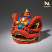 铜师傅 全铜摆件 醒狮