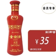 剑南春 52°金剑南K6 100mL+回购券
