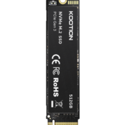 KOOTION 酷霄SSD固态硬盘 M.2接口(NVMe协议) PCIe3.0四通道 内置装机硬盘 X15 固态TLC颗粒 1T