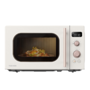 东芝 （TOSHIBA） 微波炉 小型复古微波炉 家用20升大容量  转盘加热 微波杀菌 高颜值ER-VS2200 20L