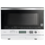东芝（TOSHIBA）微波炉 原装进口微蒸烤一体机 家用变频水波炉 26L白色迷你空气炸电烤箱 ER-SD80CNW
