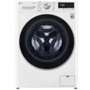 LG 10.5公斤滚筒洗衣机全自动 AI变频直驱 蒸汽洗PLUS除菌除皱 速净喷淋 线下同款 白FLW10G4W