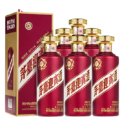 茅台 茅台迎宾酒 紫迎宾 酱香型白酒 53度 500ml*6瓶 整箱装 贵州茅台酒股份有限公司出品