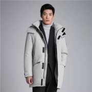 波司登 男式 中长款保暖羽绒服B10145137S_8281