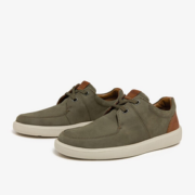 柔韧舒适！Clarks 其乐 Cambro Lace 男士复古板鞋 261582397