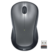 罗技（Logitech）M320 鼠标 无线鼠标 办公鼠标 对称鼠标 大手鼠标 黑色 带无线2.4G接收器