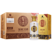 习酒贵州习酒 金质习酒第四代 酱香型白酒 53度高度白酒 年货送礼 500ml*6瓶 整箱装（赠礼品袋）