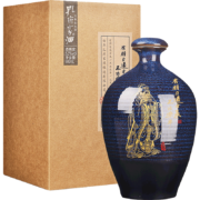 概率劵：孔府家酒 52度浓香型山东白酒 彩陶 500ml 单瓶装