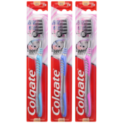 概率券：高露洁（Colgate）超洁纤柔备长炭软毛成人牙刷 3支