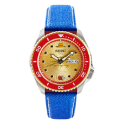 精工（SEIKO）手表 航海王IP限量日韩表防水路飞机械男士腕表SRPF60K1 新年礼物
