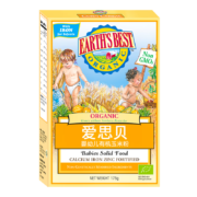 爱思贝（EARTH'S BEST）宝宝钙铁锌米糊 地球婴幼儿辅食 高铁有机玉米粉175g（6-36月）