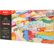 晨光(M&G)文具48色超软重彩油画棒 儿童可水洗不脏手彩绘涂色蜡笔 学生美术绘画用品AGM900G6圣诞礼物