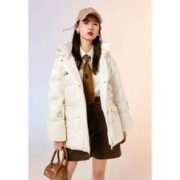 限尺码：PEACEBIRD WOMEN 太平鸟女装 女士中长款羽绒服 AWACB475681