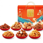 聚划算百亿补贴：良品铺子 年货坚果礼盒大礼包 2090g/12袋