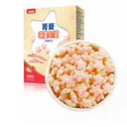 贝因美（Beingmate）菁爱萌星草莓味泡芙 无防腐剂非油炸 儿童宝宝零食磨牙饼干40g