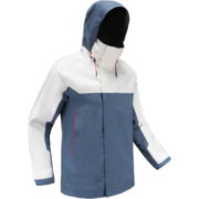 迪卡侬外套男女防风风衣户外保暖冲风衣秋服装帆船【男款】雪白色单层夹克L-4453317
