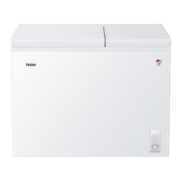 海尔（Haier） 210升 大冷冻小冷藏家用商用二合一冷柜 双箱双温区冰柜卧式冰箱 FCD-210XDB
