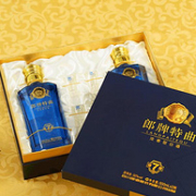 郎酒 郎牌特曲 窖藏7号 50度浓香型白酒礼盒（500mL*2瓶+4个酒杯）