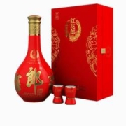 有券的上：LANGJIU 郎酒 郎 红花郎十五 53度酱香型白酒500ml*1尊享礼盒装