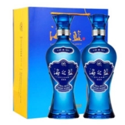 再降价，88VIP：YANGHE 洋河 海之蓝 蓝色经典 旗舰版 42%vol 浓香型白酒 520ml*2瓶