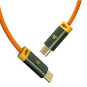 魅族 PANDAER Line King 240W 高能快充线 1.2米 支持PD3.1协议 高密度编织 USB-C镀金接口 抗折霓彩拖尾