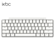 概率券：ikbc W200 mini 61键 2.4G无线机械键盘 白色 Cherry青轴 无光