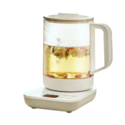 美的（Midea）养生壶 煮茶器 煮茶壶 电水壶烧水壶电热水壶花茶壶1.2L办公室养生壶MK-YS15E107