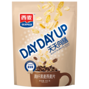 西麦高纤黑麦燕麦片450g 冲饮谷物即食代餐营养早餐无添加蔗糖