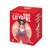 Lily Girl莉莉女孩卫生巾夜用290棉柔面超薄透气学生姨妈巾 夜用290mm*8 三包