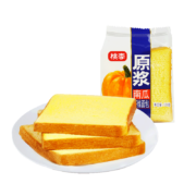桃李 面包 南瓜原浆纤维面包600g 切片面包吐司手撕早餐三明治夹片  网红营养面包  南瓜味600g