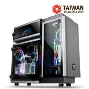 Tt（Thermaltake）Level 20 黑色 国际版 机箱水冷电脑主机（周年纪念款/全塔/4面钢化玻璃/E-ATX主板）