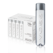芙丝(VOSS)饮用天然矿泉水500ml*24瓶(塑料瓶)弱碱性水整箱装