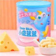 聚划算百亿补贴：Deer Blue 小鹿蓝蓝 婴幼儿泡芙条 芝士味/鲜虾味 42g*2罐装