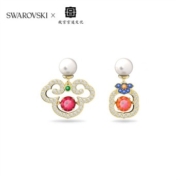 施华洛世奇（SWAROVSKI）【新年礼物】 施华洛世奇 Gratia 锦云如意 耳饰 彩色 5622087