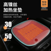 汽车加热坐垫 冬季汽车坐垫车载通用座椅快速电加热座垫靠垫车用保暖座垫 神秘黑USB接口【店长推荐】