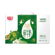 光明 有机纯牛奶3.8g乳蛋白梦幻盖250mL*10盒 礼盒装  年货礼盒