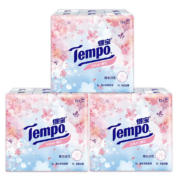 Tempo 得宝 手帕纸 4层7片36包（210mm*210mm） 樱花味