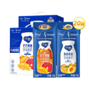 PLUS会员、需抢券：蒙牛 纯甄酸奶200g*10盒*2箱 黄桃燕麦+芒芒西柚 礼盒装